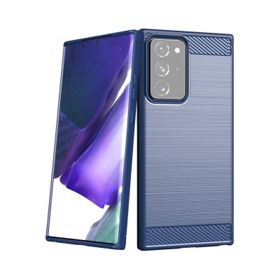 Husa Samsung Galaxy Note 20 Ultra, Carbon, Albastru